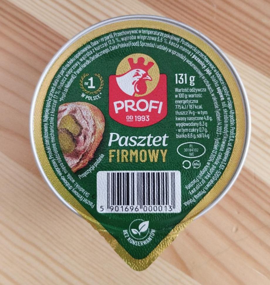 Zdjęcia - Pasztet firmowy z drobiem 131 g Profi