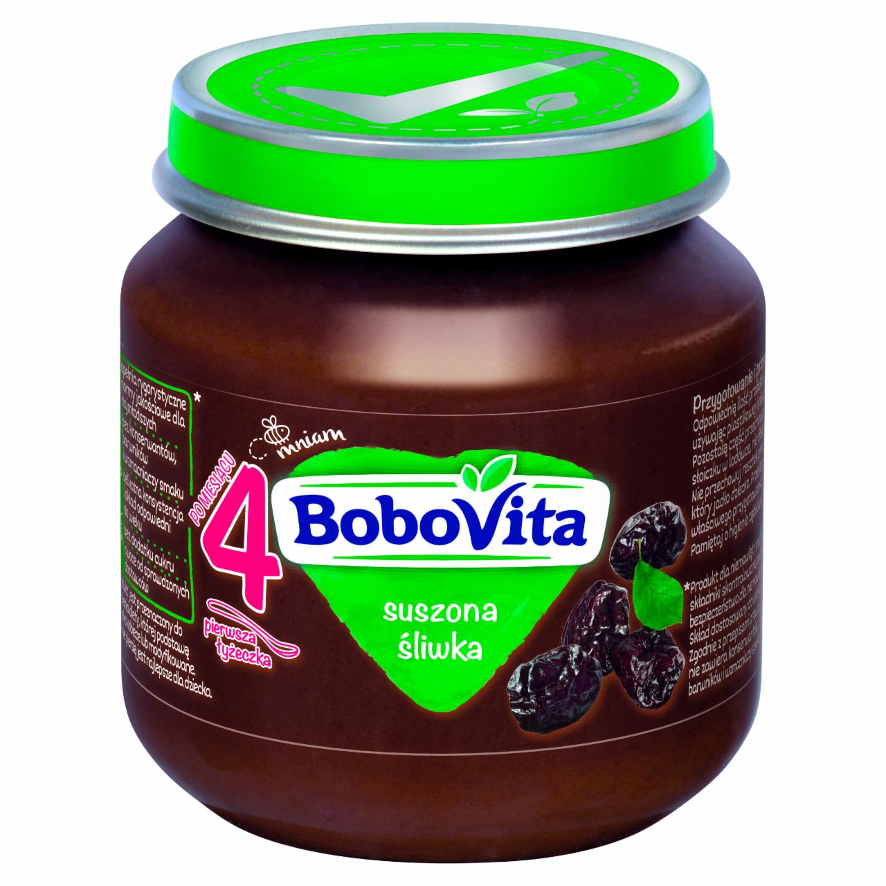 Zdjęcia - BoboVita Suszona śliwka po 4 miesiącu 125 g