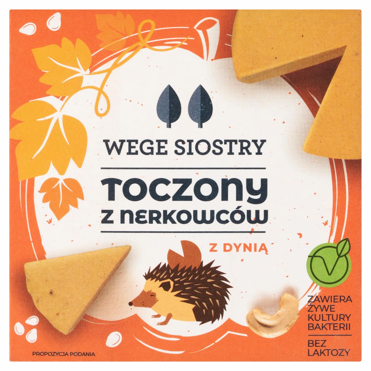 Zdjęcia - Wege Siostry Roślinna alternatywa dla sera toczony z nerkowców z dynią 140 g