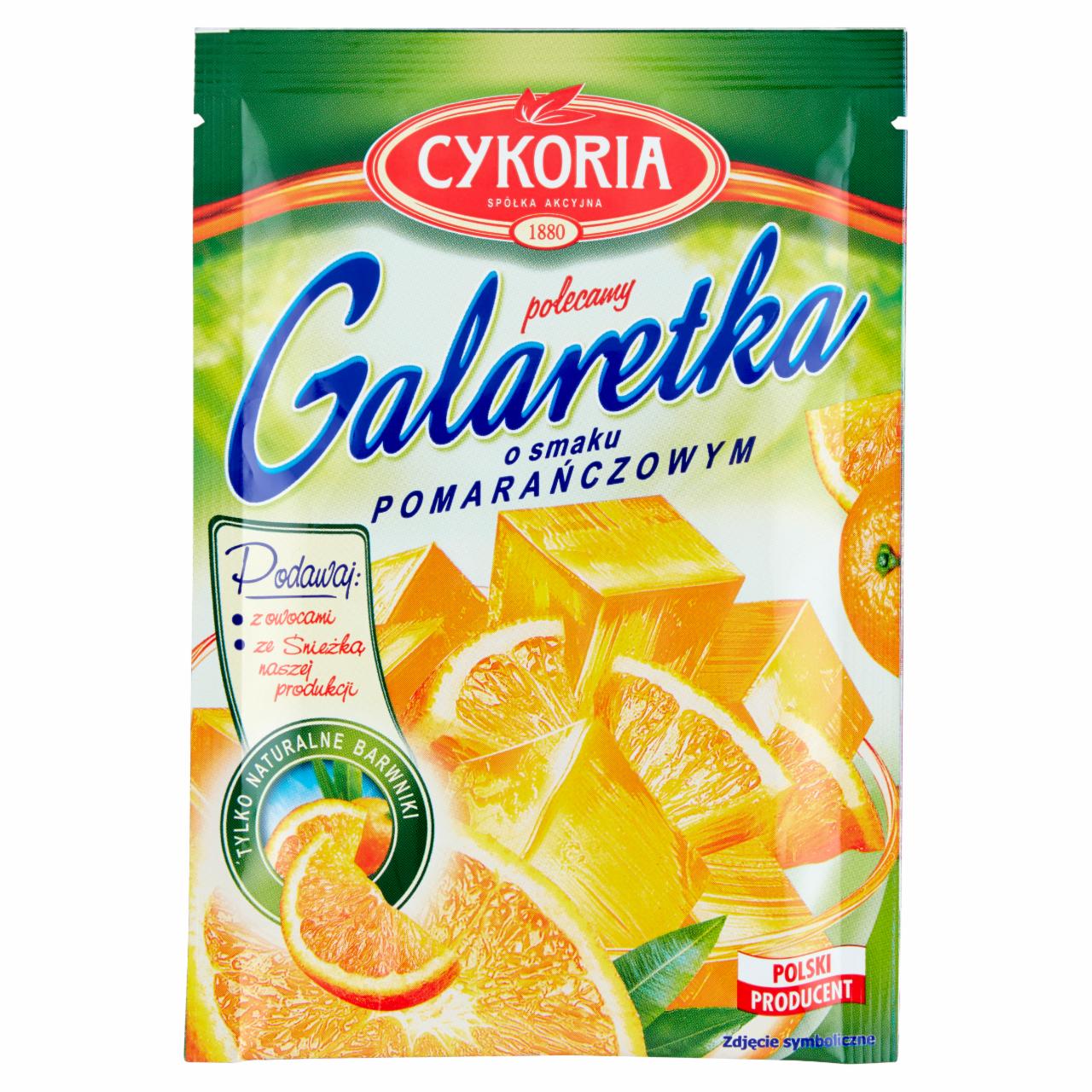 Zdjęcia - Cykoria Galaretka o smaku pomarańczowym 75 g