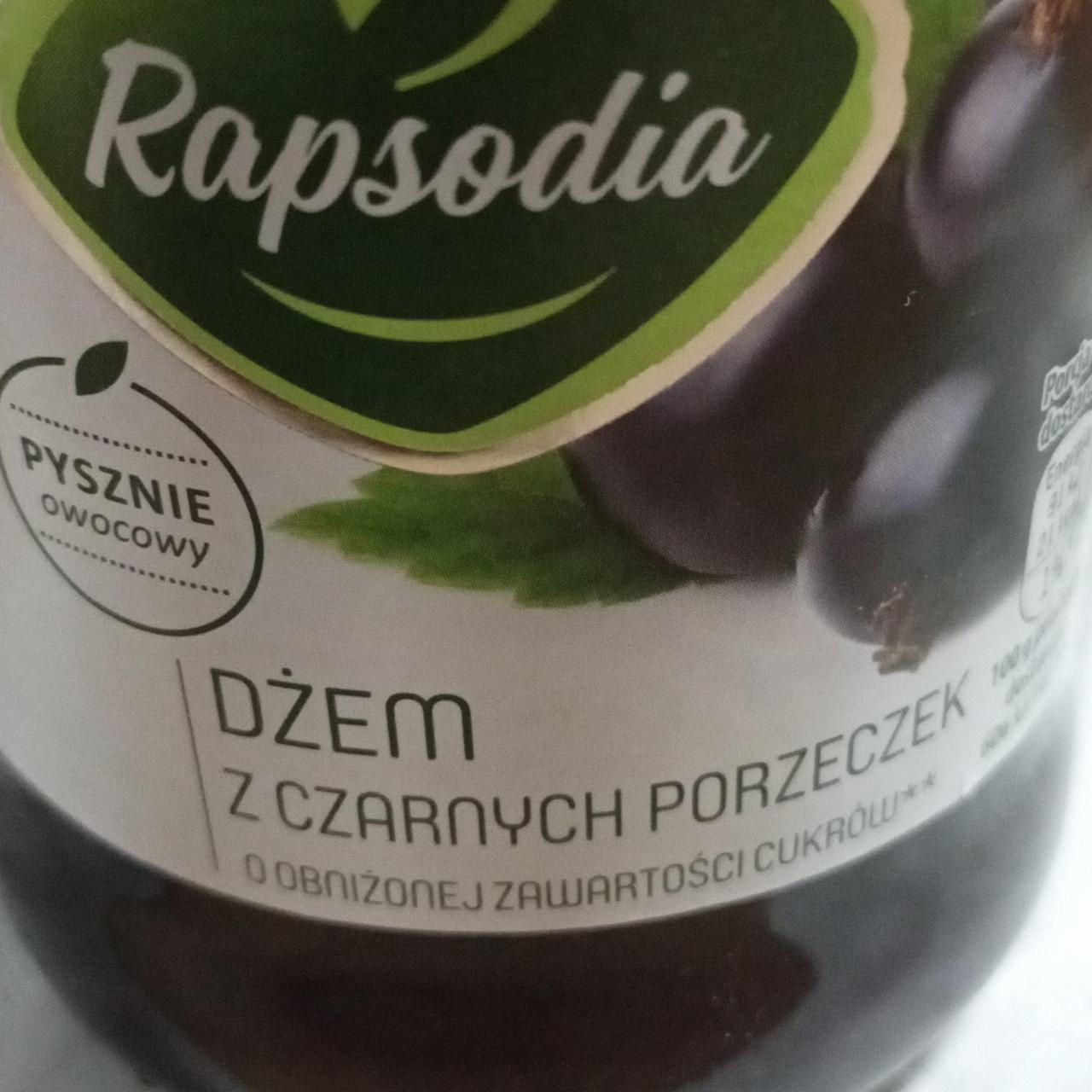 Zdjęcia - Dżem z czarnej porzeczki o obniżonej zawartości cukru Rapsodia