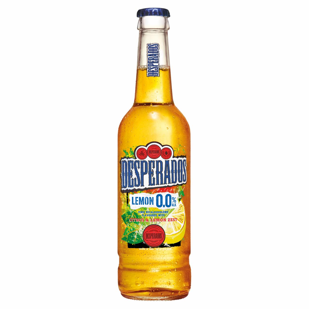 Zdjęcia - Desperados Citrus & Lemon Zest Piwo bezalkoholowe 400 ml