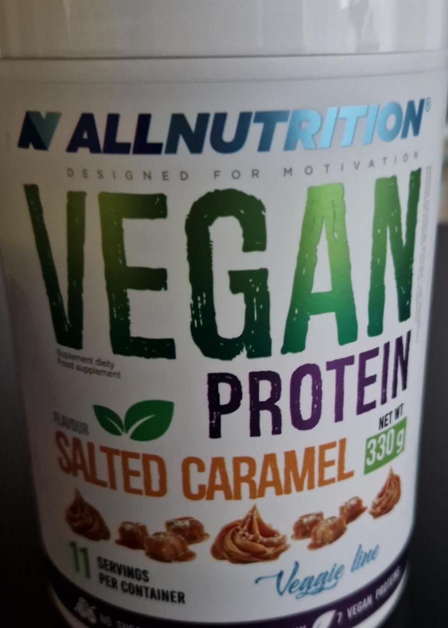 Zdjęcia - Vegan protein salted caramel Allnutrition