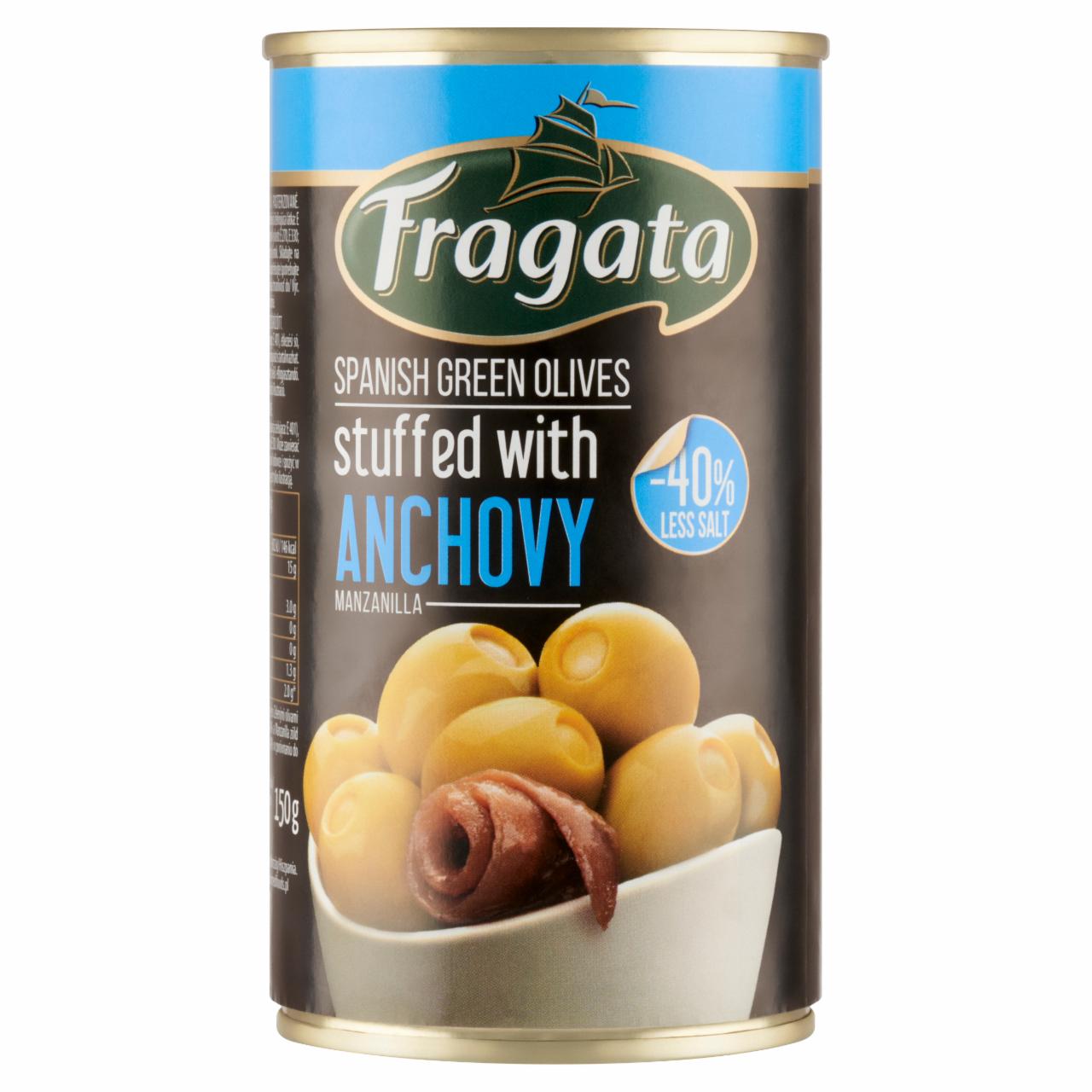 Zdjęcia - Fragata Zielone oliwki Manzanilla nadziewane anchois 350 g