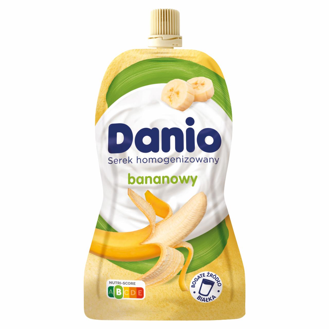 Zdjęcia - Danio Serek homogenizowany bananowy 120 g