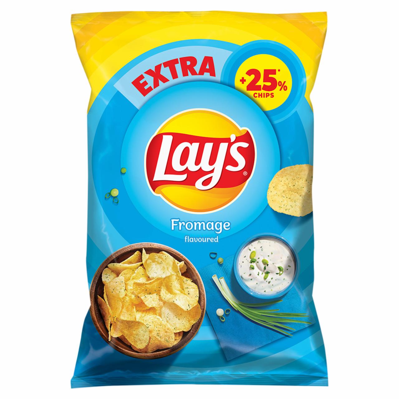 Zdjęcia - Lay's Chipsy ziemniaczane o smaku śmietankowego serka z ziołami 163 g