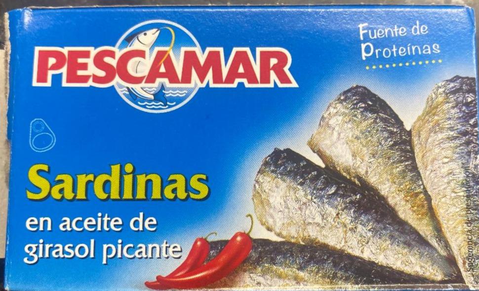 Zdjęcia - Sardinas en aceite de girasol picante Pescamar