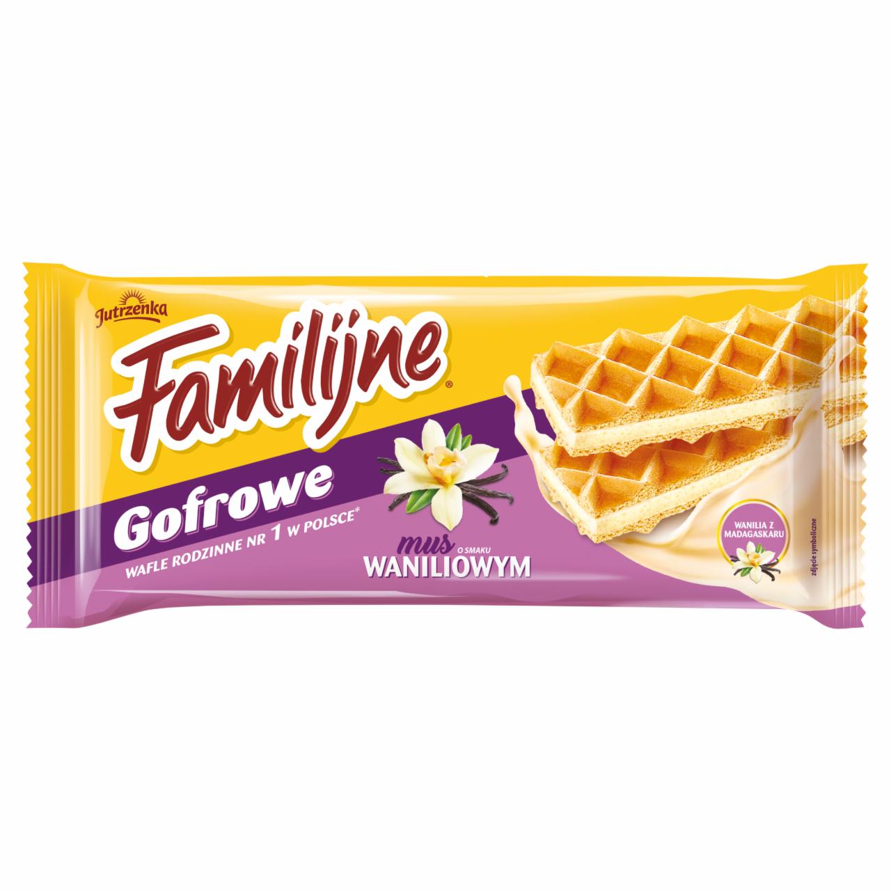 Zdjęcia - Familijne Gofrowe wafle mus o smaku waniliowym 130 g