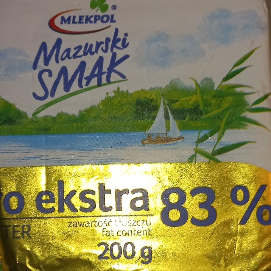 Zdjęcia - Mlekpol Mazurski Smak Masło ekstra 200 g