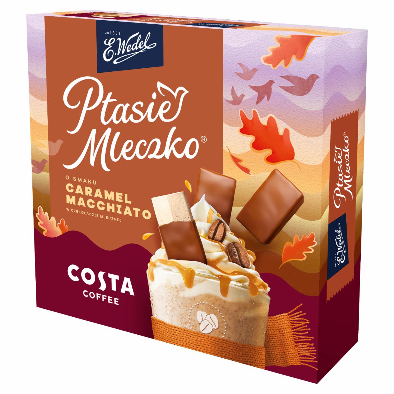 Zdjęcia - E. Wedel Ptasie mleczko o smaku caramel macchiato w czekoladzie mlecznej 340 g