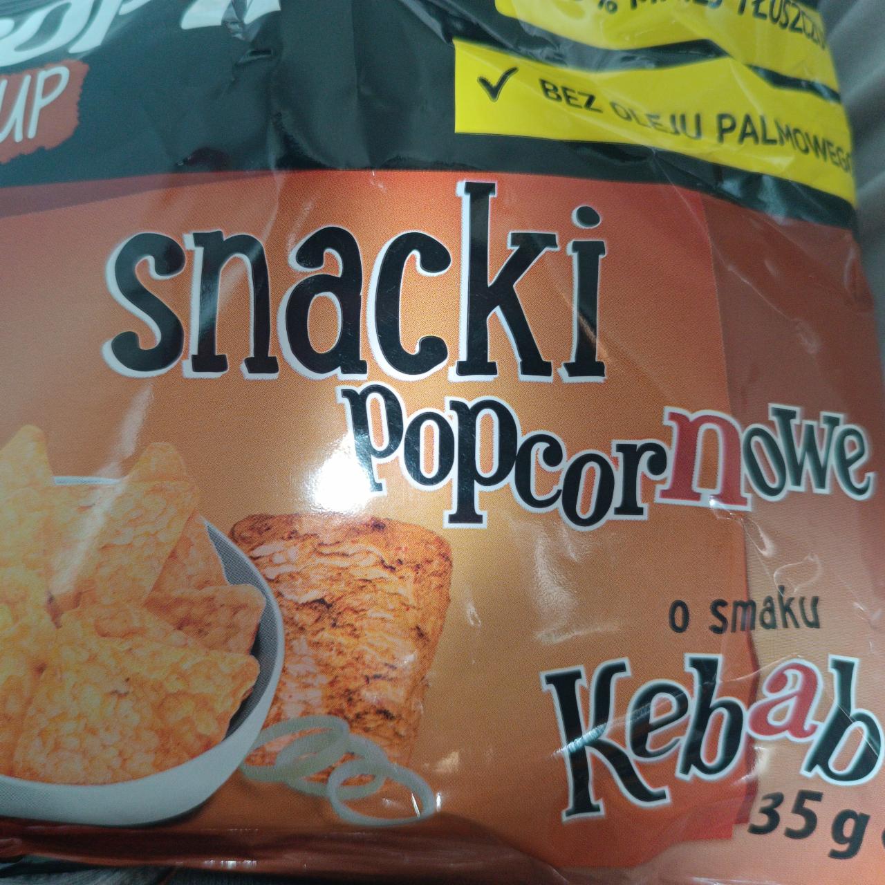 Zdjęcia - SNACKI popcornowe o smaku kebaba Pop'N chrup