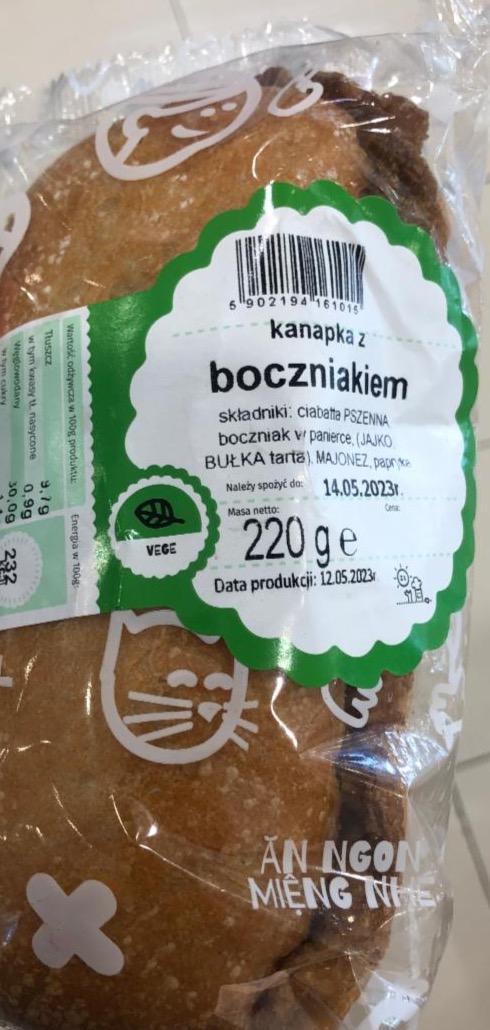 Zdjęcia - Kanapka z boczniakiem Ślimak