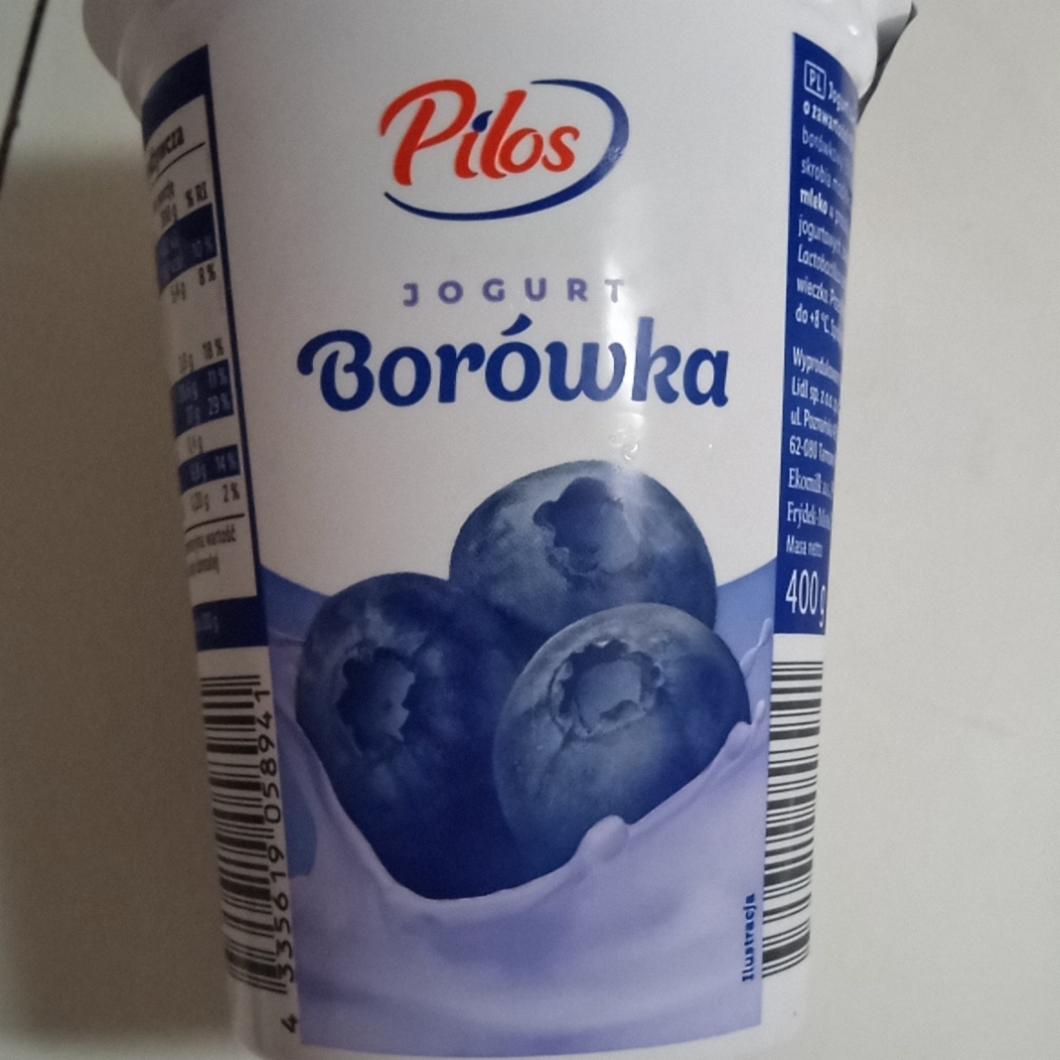 Zdjęcia - Jogurt borówka Pilos