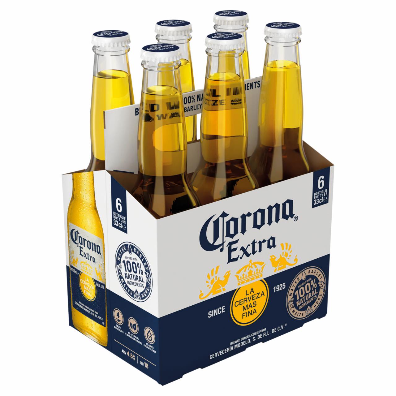 Zdjęcia - Corona Extra Piwo jasne pełne 6 x 330 ml