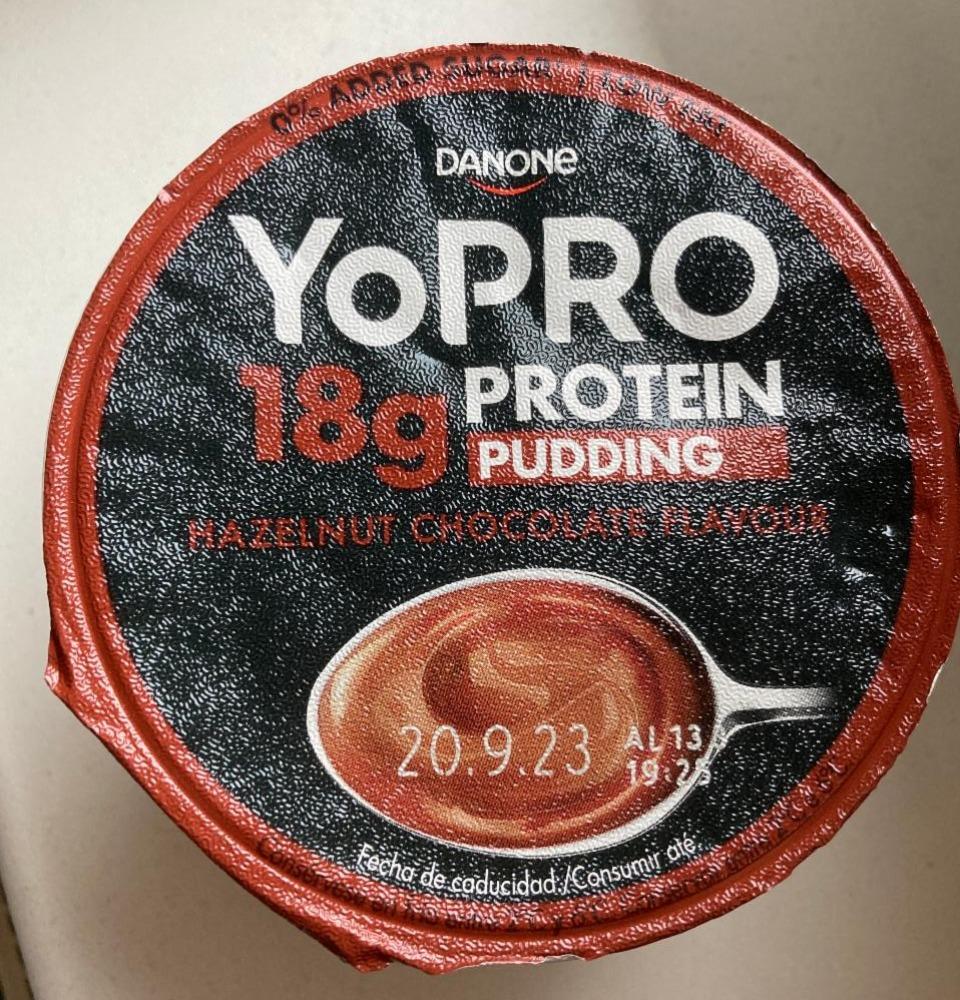 Zdjęcia - YoPRO 18g protein pudding hazelnut chocolate Danone