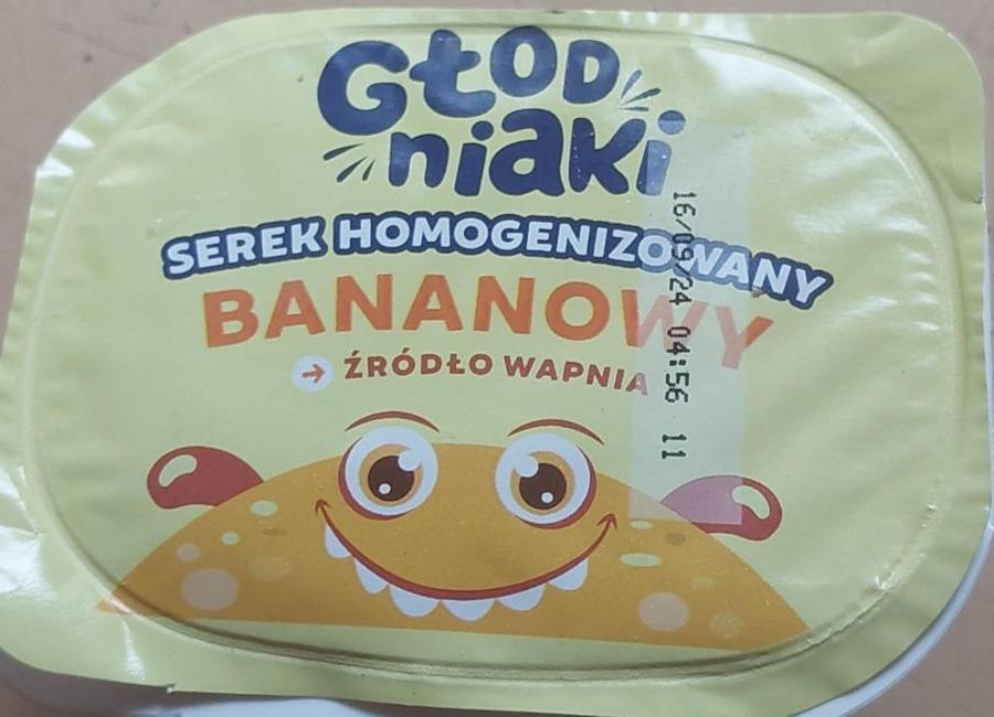 Zdjęcia - Serek homogenizowany bananowy Głodniaki