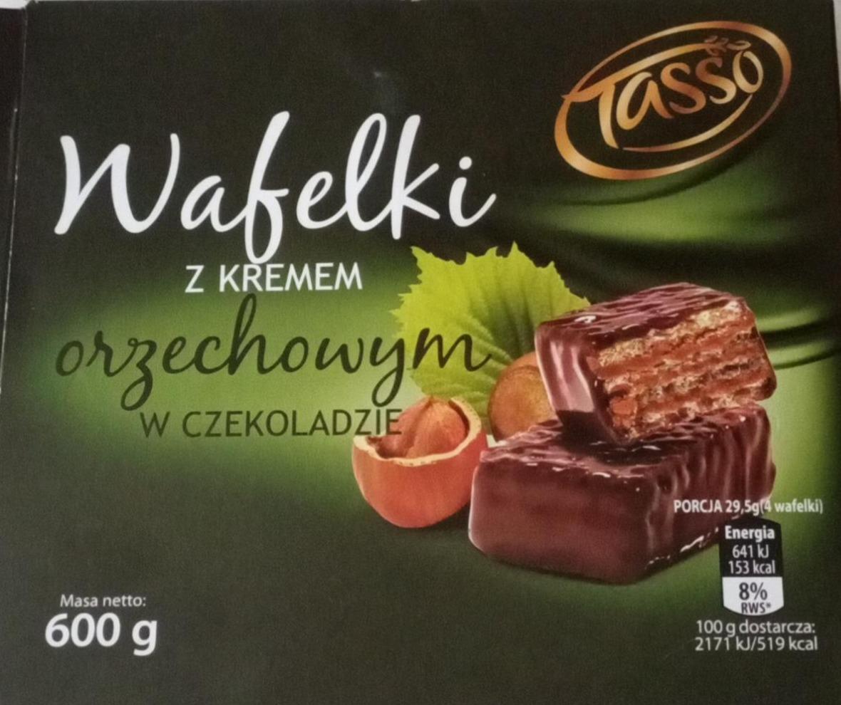 Zdjęcia - Wafelki z kremem orzechowym w czekoladzie Tasso