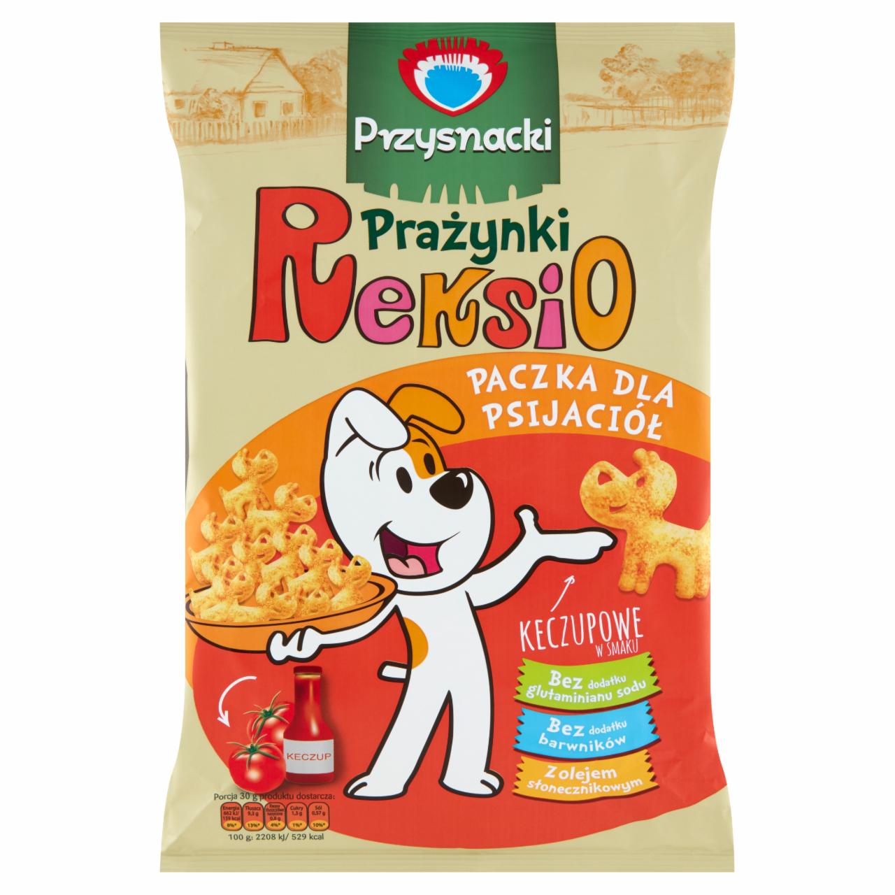 Zdjęcia - Przysnacki Reksio Prażynki keczupowe w smaku 150 g