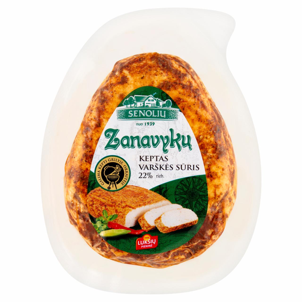 Zdjęcia - Senolių Zanavykų Twaróg pieczony z czosnkiem i papryką 230 g