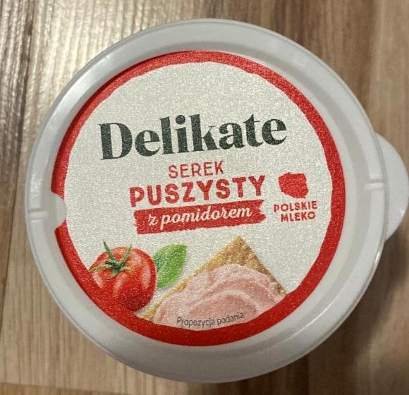 Zdjęcia - Serek puszysty z pomidorem Delikate