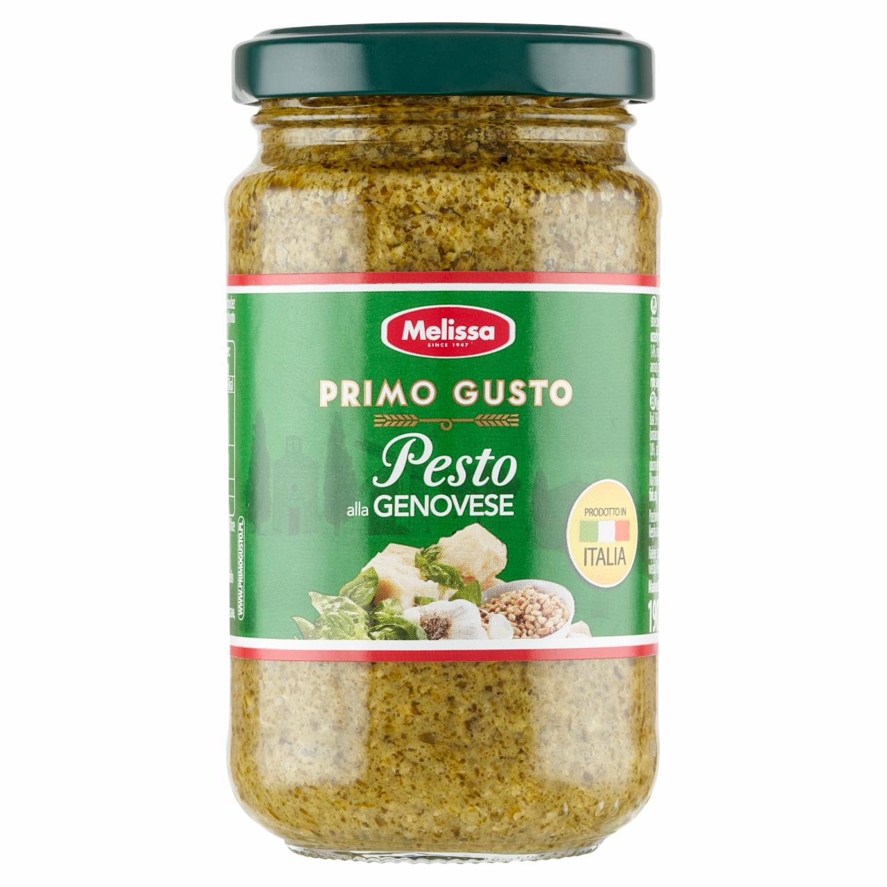 Zdjęcia - Melissa Primo Gusto Gotowy sos bazyliowy pesto 190 g