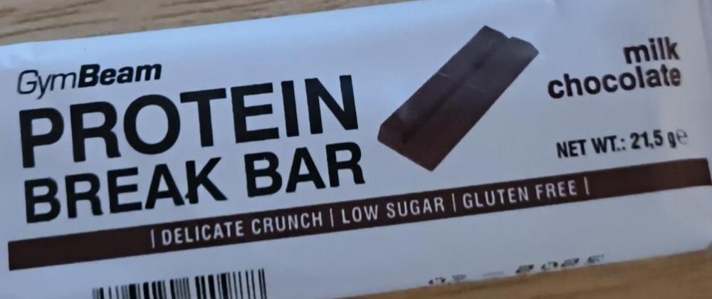 Zdjęcia - Protein break bar milk chocolate GymBeam