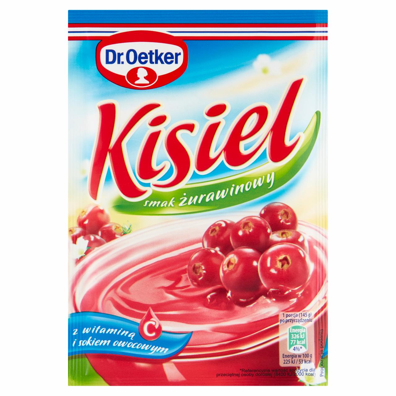 Zdjęcia - Dr. Oetker Kisiel smak żurawinowy 38 g