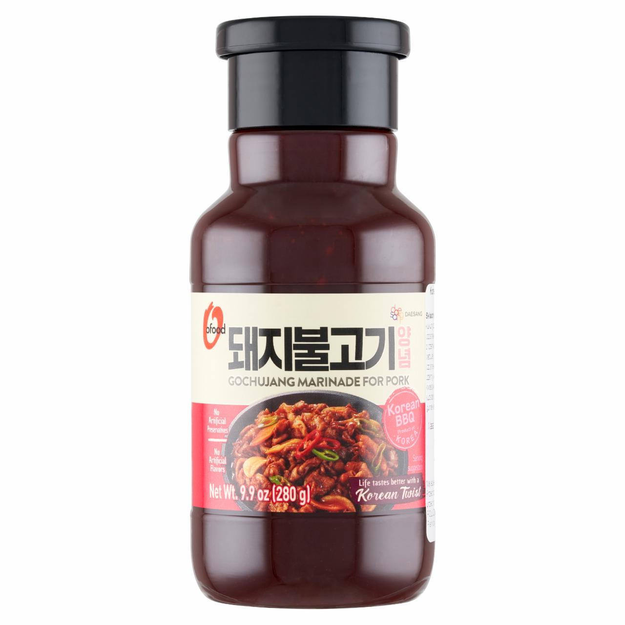 Zdjęcia - O'Food Koreańska marynata do mięsa wieprzowego bulgogi BBQ gochujang 280 g