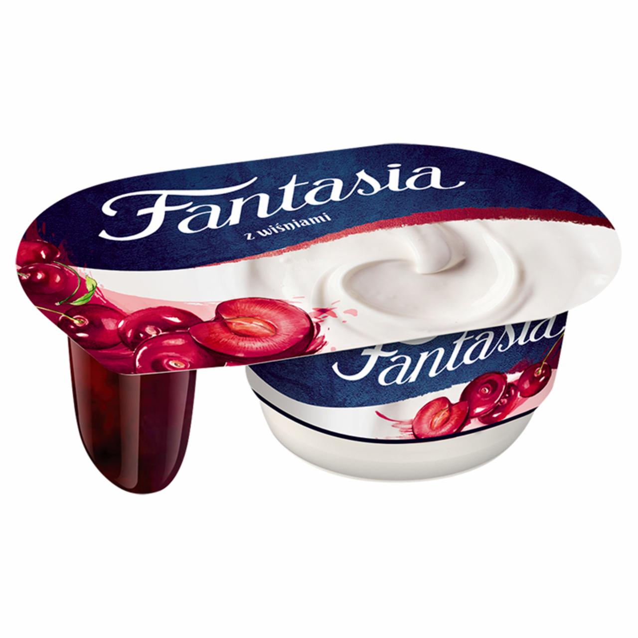 Zdjęcia - Fantasia Jogurt kremowy z wiśniami 118 g