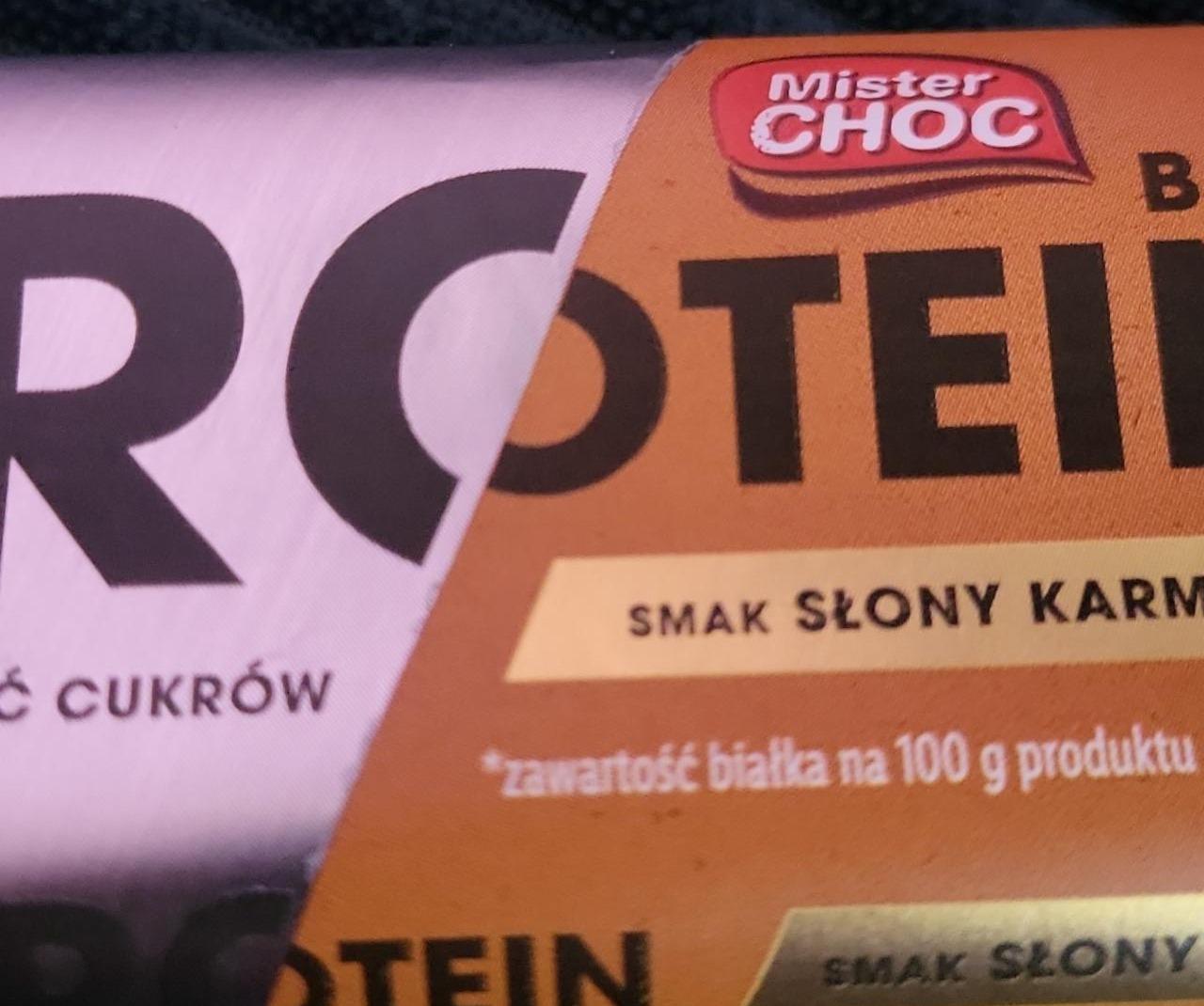 Zdjęcia - Baton proteinowy o smaku słonego karmelu Mister Choc