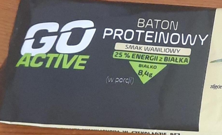 Zdjęcia - Baton proteinowy smak waniliowy 5% białka Go Active