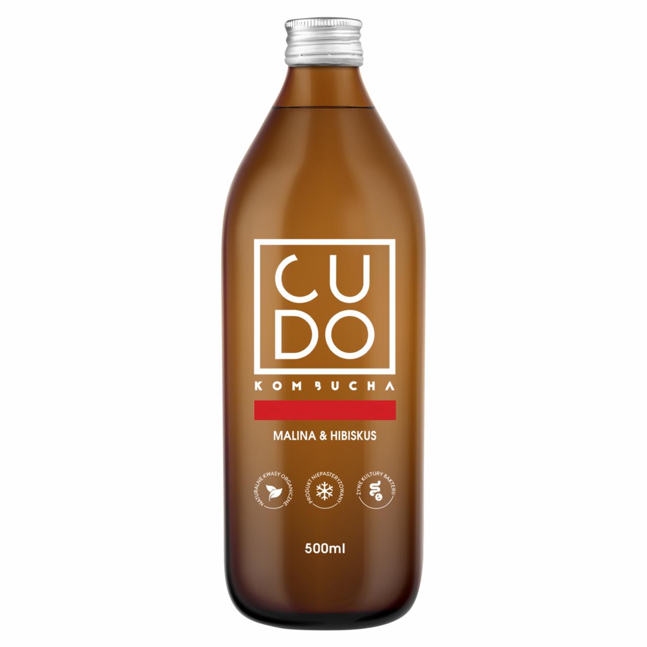 Zdjęcia - Cudo Kombucha malina & hibiskus 500 ml