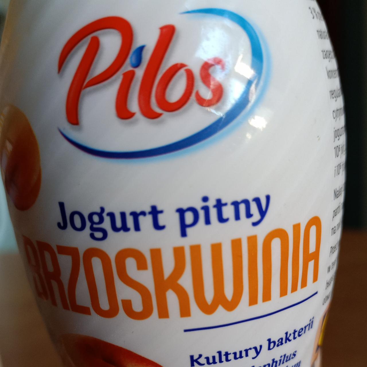 Zdjęcia - Jogurt pitny brzoskwinia Pilos