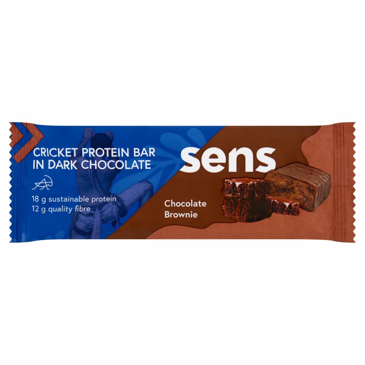 Zdjęcia - Sens Baton proteinowy ze świerszczy brownie 60 g