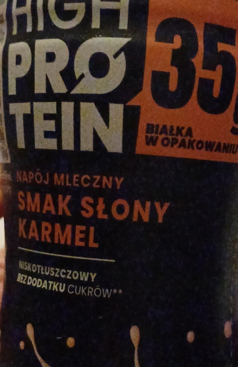 Zdjęcia - High protein napój mleczny o smaku słony karmel Pilos