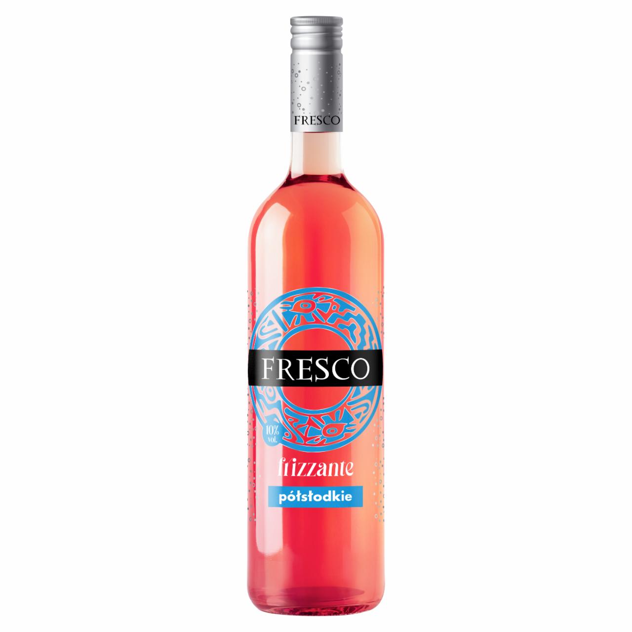 Zdjęcia - Fresco Frizzante Wino różowe półsłodkie półmusujące gazowane polskie 750 ml