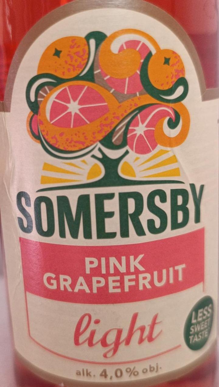 Zdjęcia - Pink grapefruit light Somersby