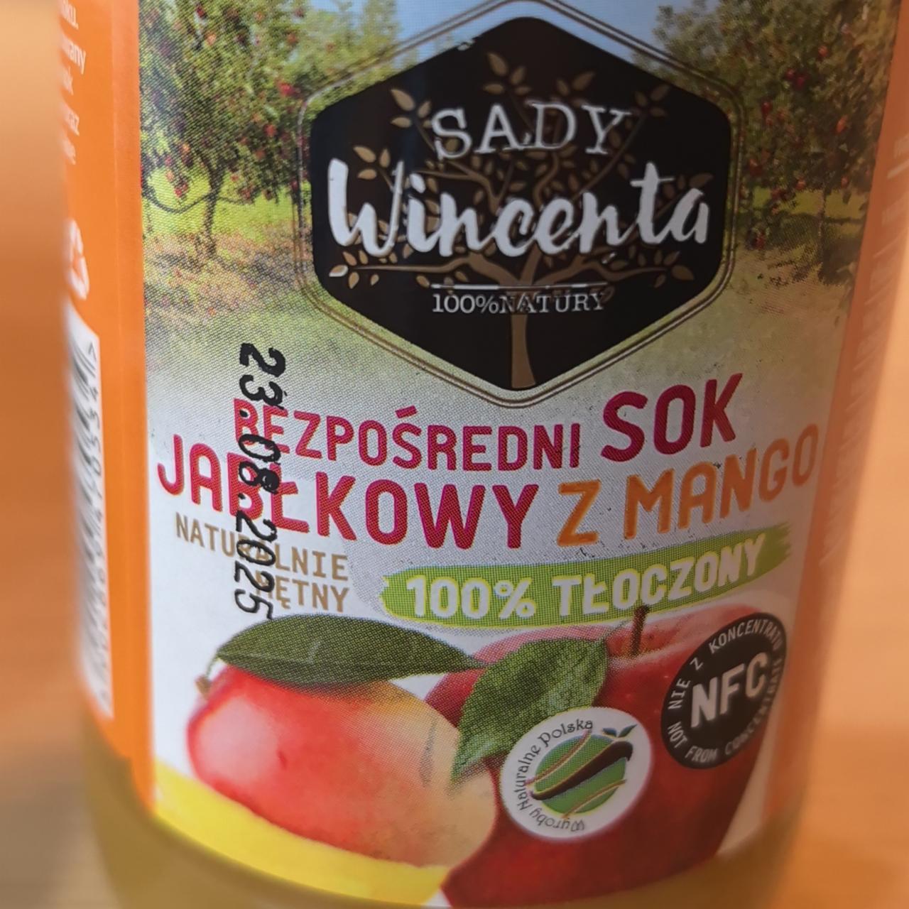 Zdjęcia - Bezpośredni sok jabłkowy z mango Sady wincenta