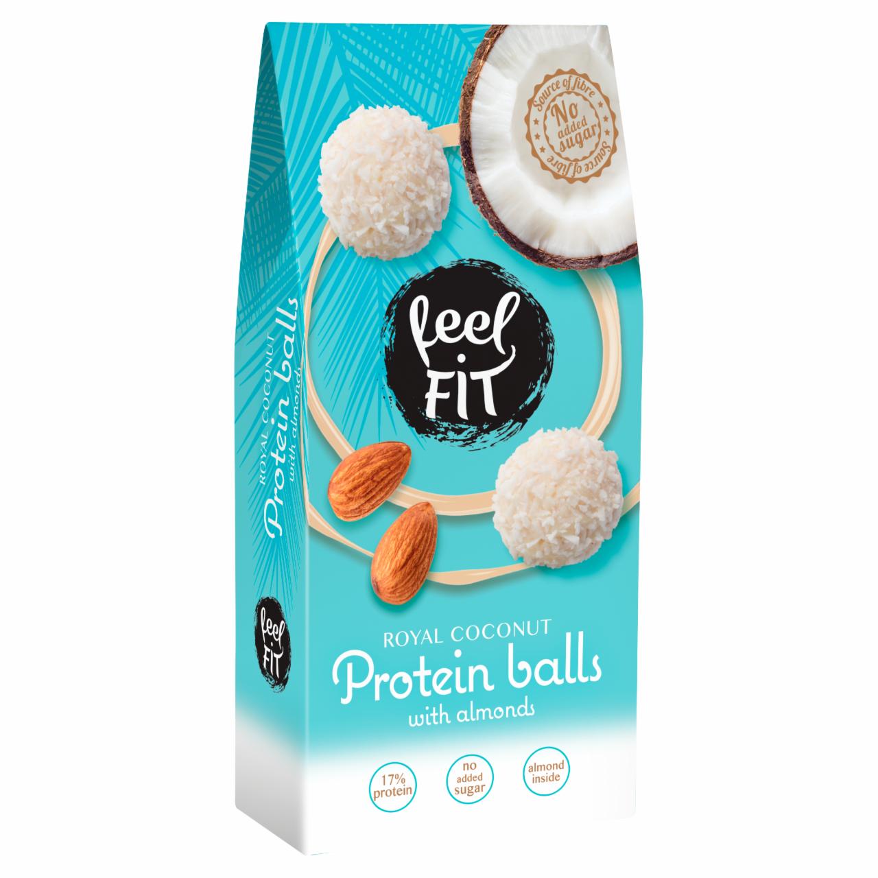 Zdjęcia - Feel Fit Kulki proteinowe z migdałem 63 g