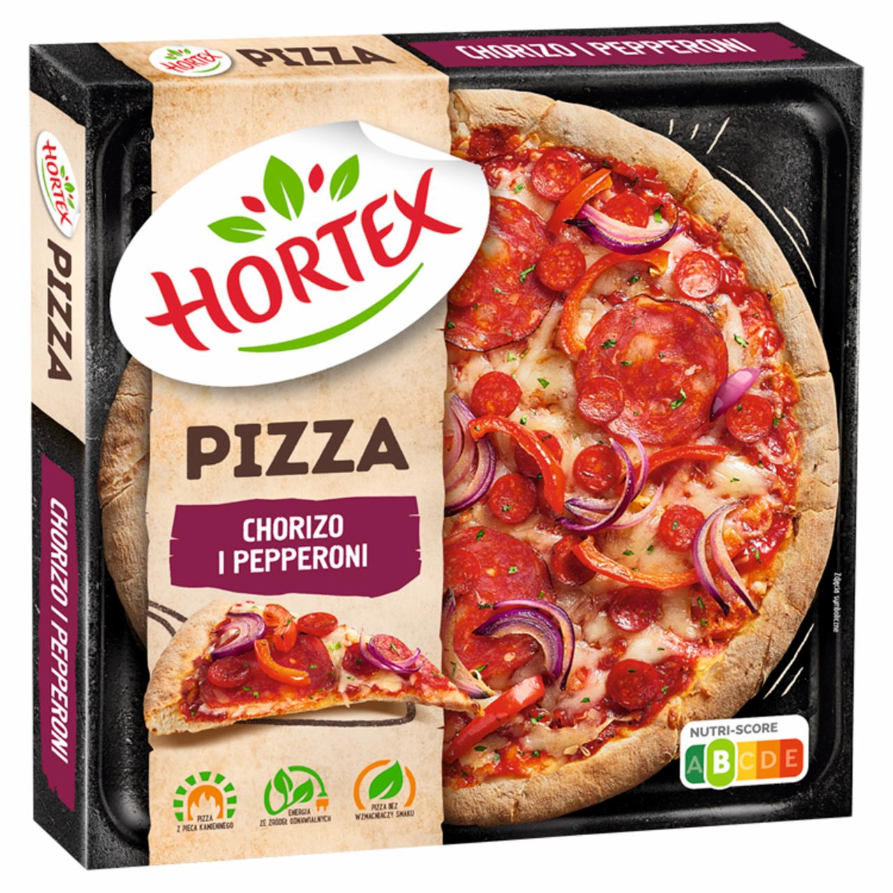 Zdjęcia - Hortex Pizza chorizo i pepperoni 370 g