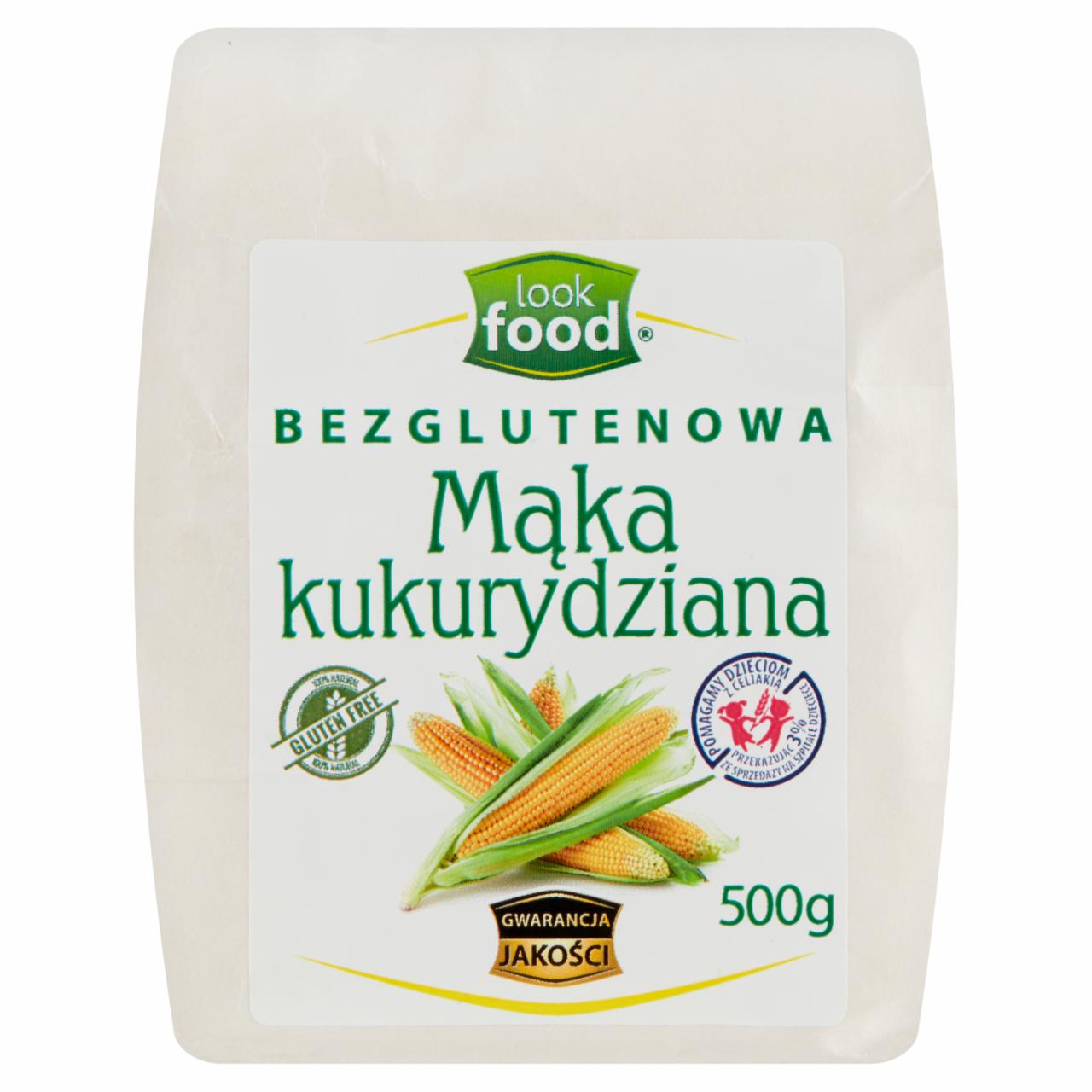 Zdjęcia - Look Food Bezglutenowa mąka kukurydziana 500 g