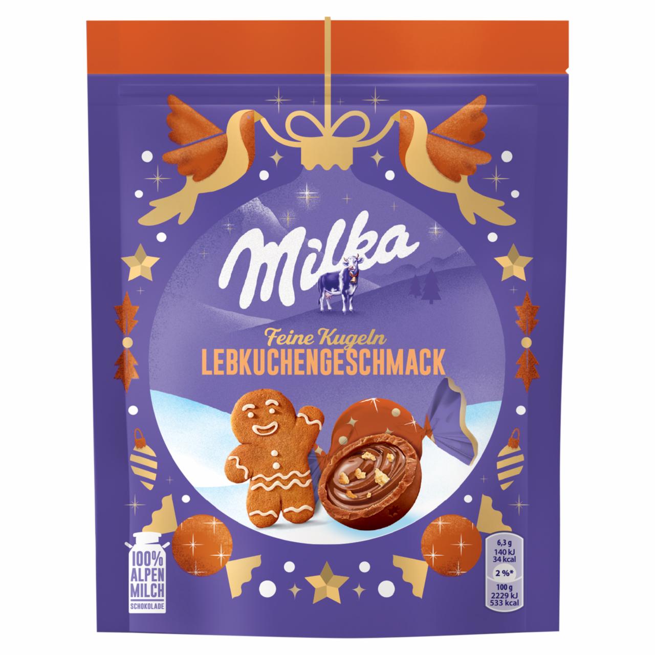 Zdjęcia - Milka Pokruszone ciastka korzenne w czekoladzie mlecznej 90 g (11 sztuk)