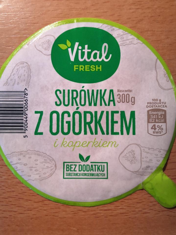 Zdjęcia - Surówka z ogórkiem i koperkiem Vital fresh