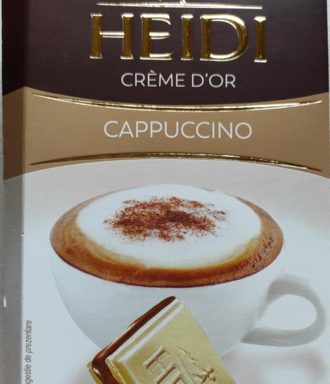 Zdjęcia - Biała czekolada z nadzieniem kawowym Heidi Creme D'or