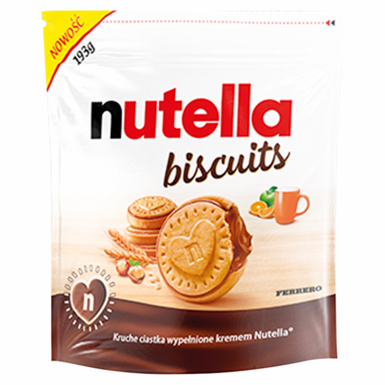 Zdjęcia - Nutella Biscuits Ciasteczka wypełnione kremem 193 g (14 sztuk)