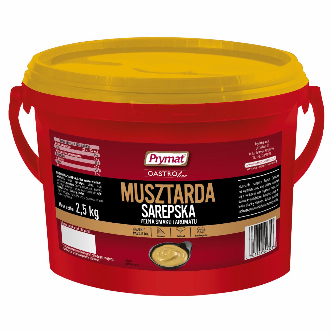 Zdjęcia - Prymat GastroLine Musztarda sarepska 2,5 kg