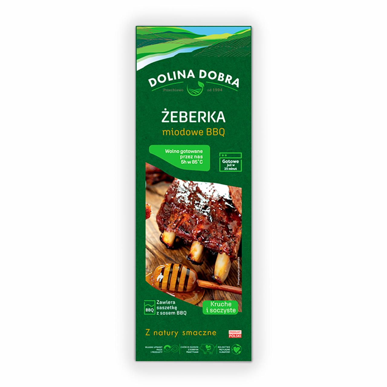 Zdjęcia - Dolina Dobra Żeberka miodowe BBQ 730 g