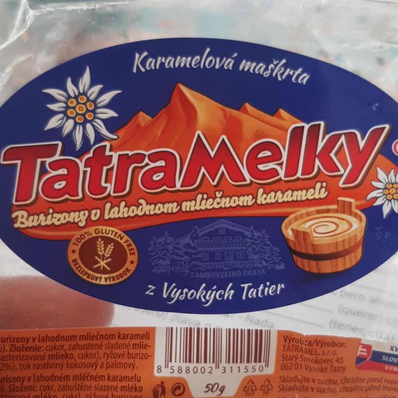 Zdjęcia - Mléčný karamel a burizony TatraMelky