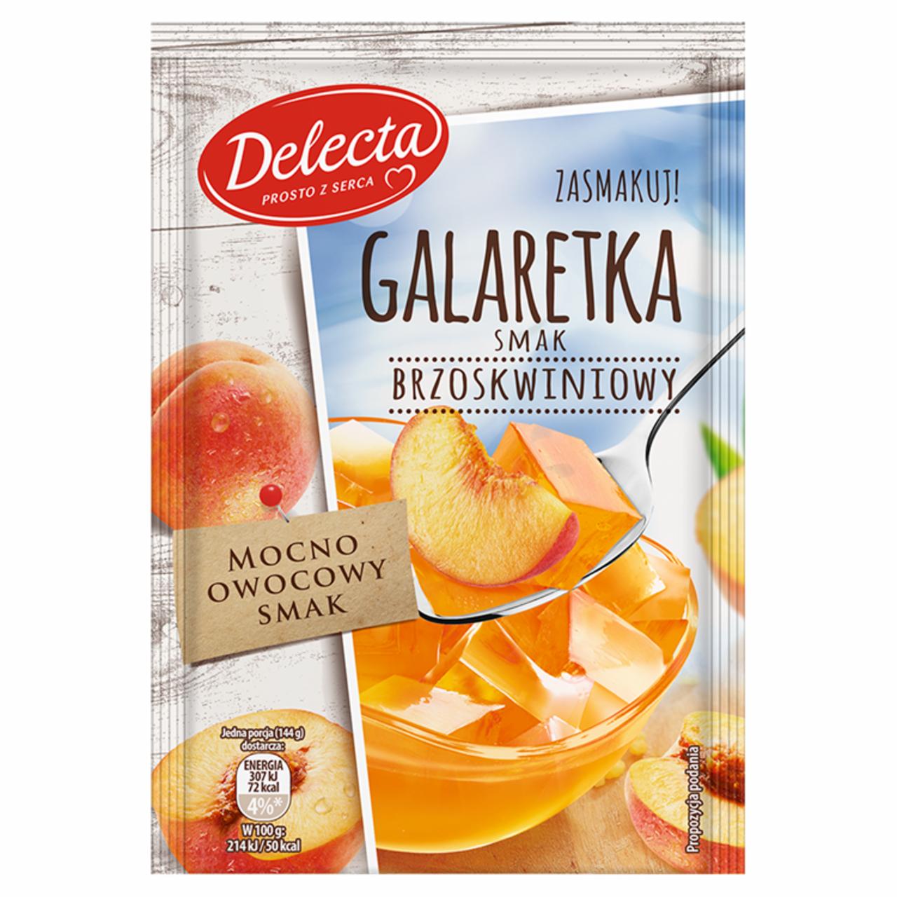 Zdjęcia - Delecta Galaretka smak brzoskwiniowy 75 g