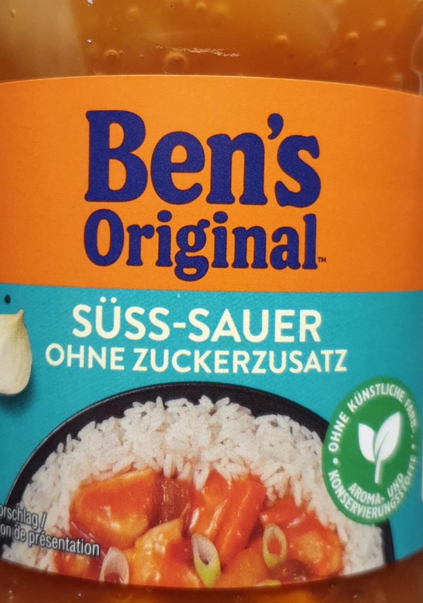 Zdjęcia - Suss-sauer ohne zuckerzusatz Ben's Original